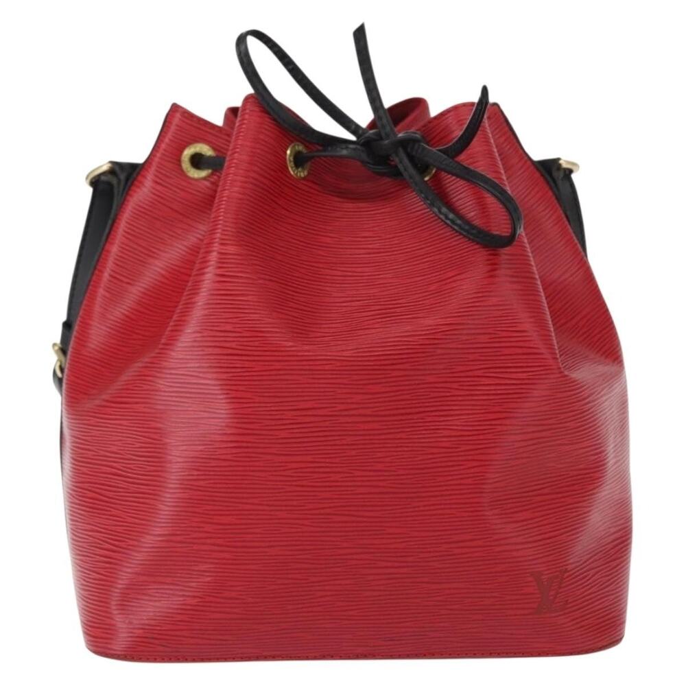 Louis Vuitton Epi Petit Noe Bucket Bag Bicolor Black